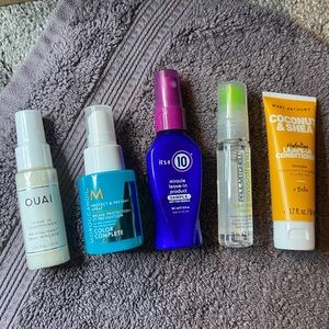 BUNDLE-Sample Size Hydrating Hair Products Bundle..5 items..